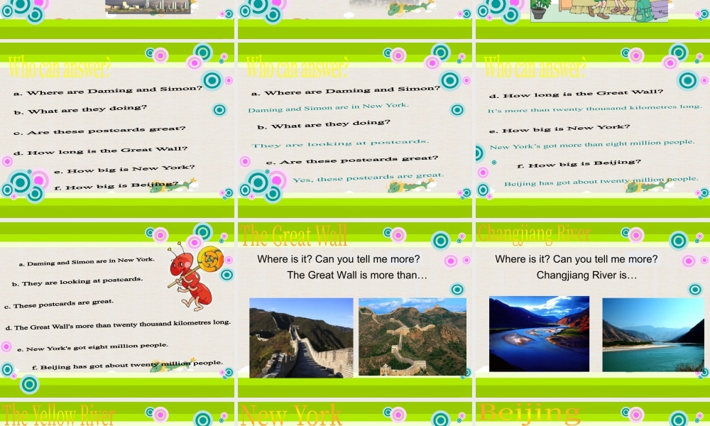 外研版小学英语课件-Module 1 Unit 1 It's more than twenty thousand kilometres long. 课件.ppt