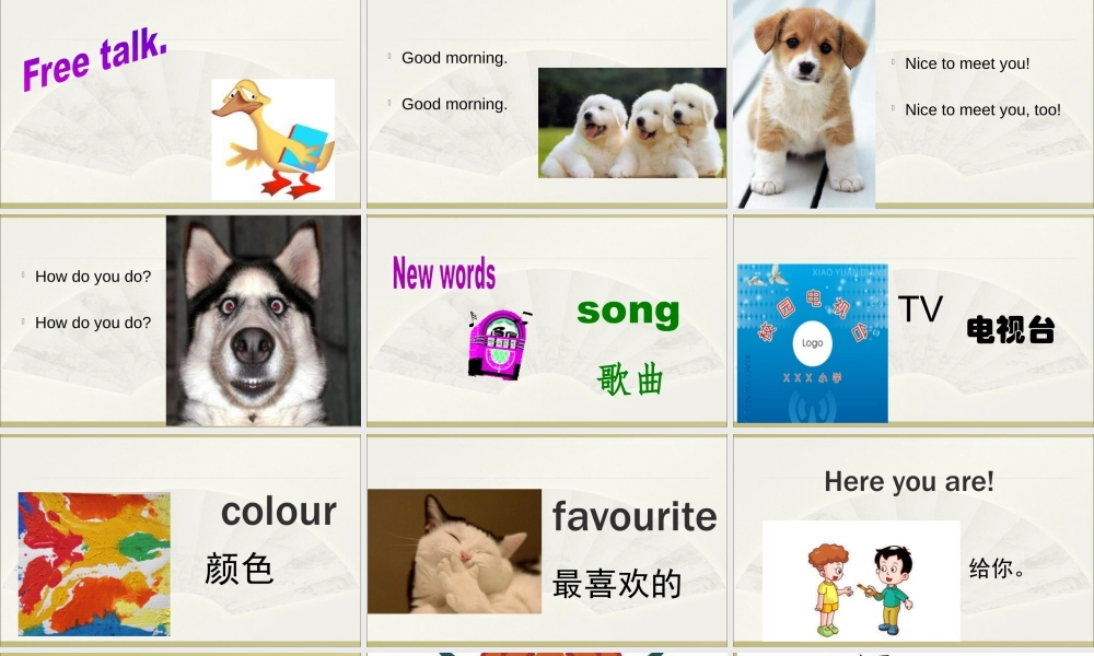外研版小学英语课件-Module 1 Unit 1 It's the ABC song 课件2.ppt