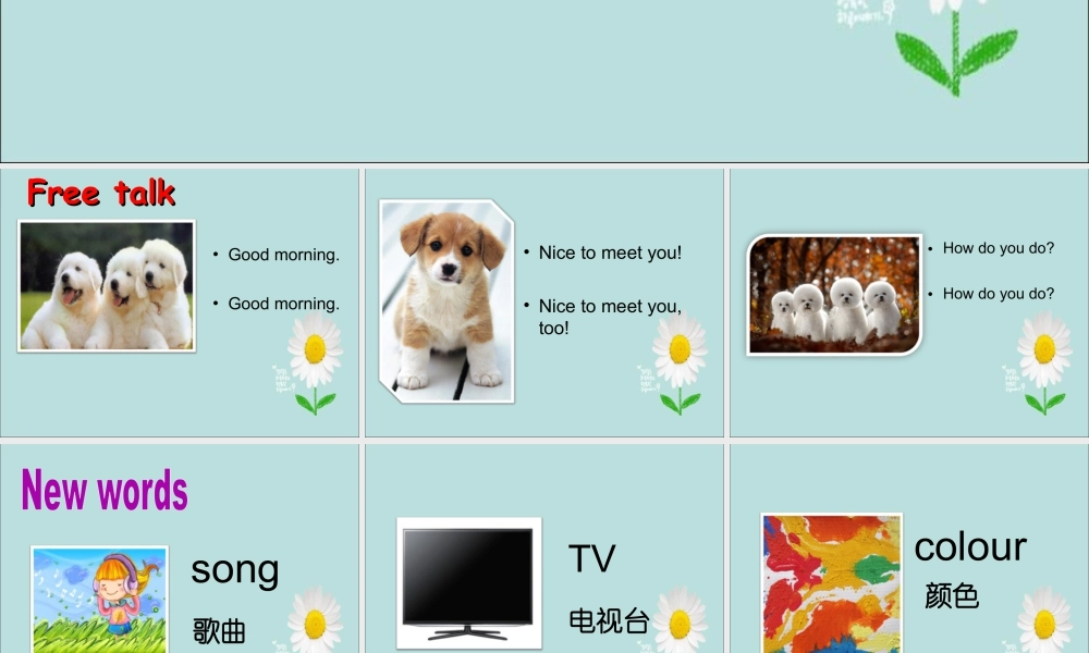外研版小学英语课件-Module 1 Unit 1 It's the ABC song 课件3.ppt