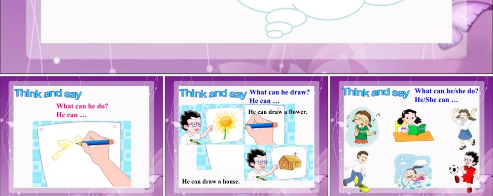 外研版小学英语课件-Module 1 Unit 2 He ran very fast.ppt