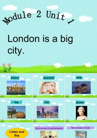 外研版小学英语课件-Module 2 Unit 1 London is a big city 课件2.ppt