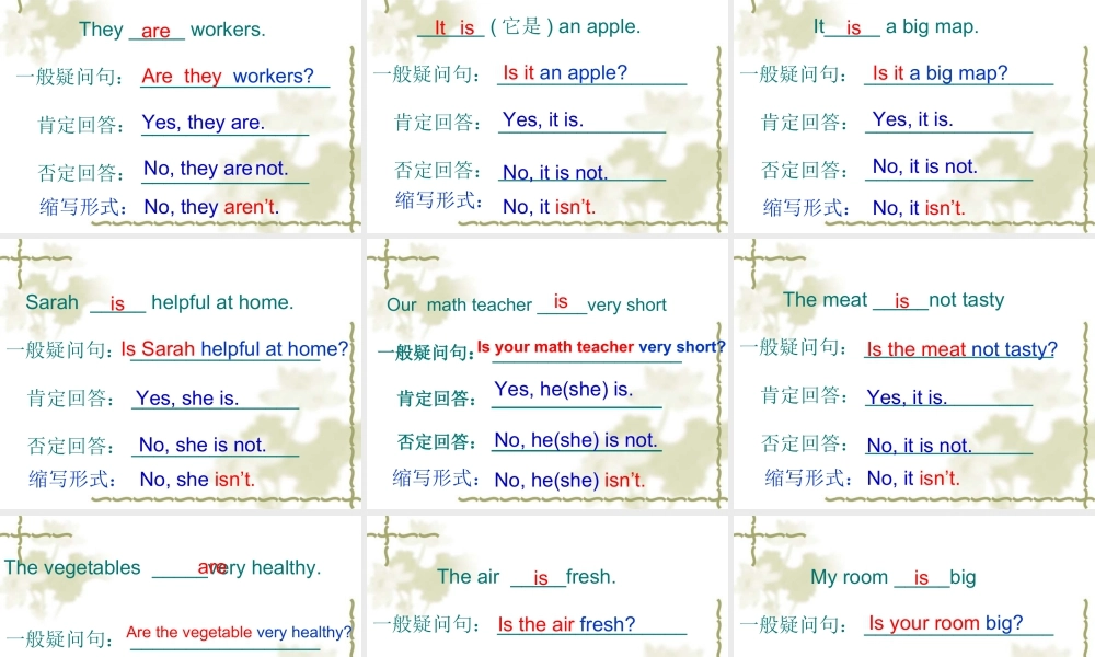 外研版小学英语课件-Module 2 Unit 1 She learnt English--一般疑问句知识点.ppt