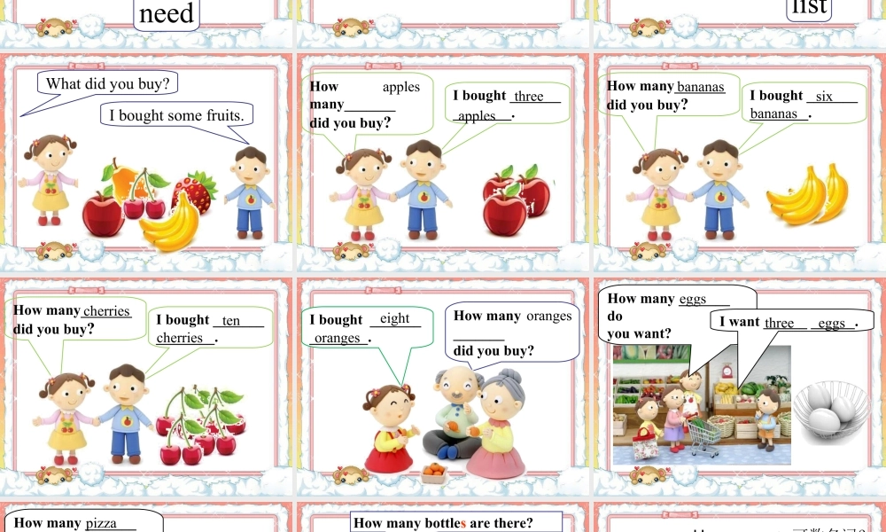 外研版小学英语课件-Module 2 Unit 1 What did you buy 课件.ppt