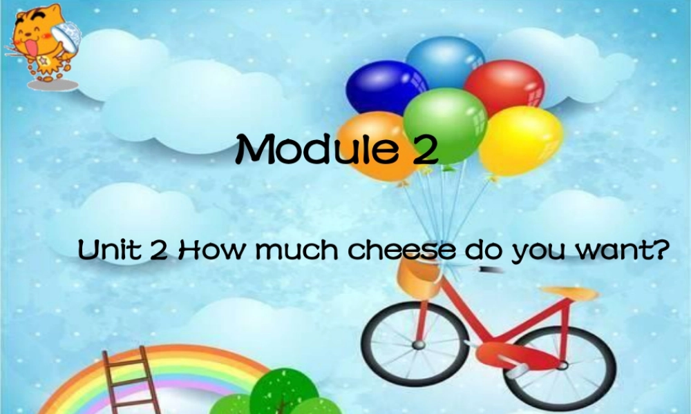 外研版小学英语课件-Module 2 Unit 2 How much cheese did you buy.ppt
