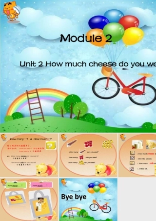 外研版小学英语课件-Module 2 Unit 2 How much cheese did you buy.ppt