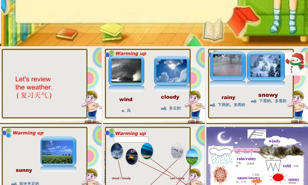 外研版小学英语课件-Module 2 Unit 2 It will snow in Harbin. 课件1.ppt