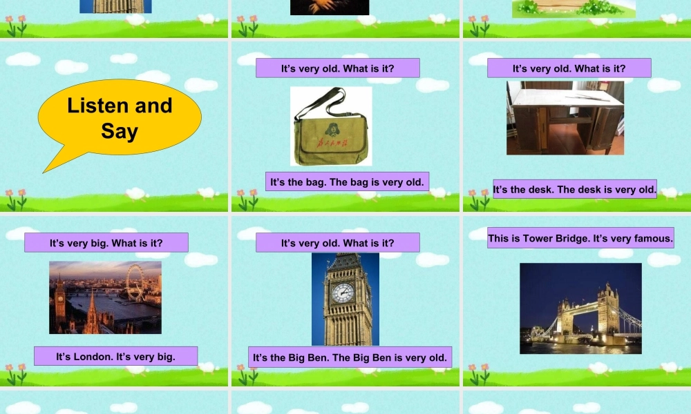 外研版小学英语课件-Module 2 Unit 2 It's very old 课件2.ppt