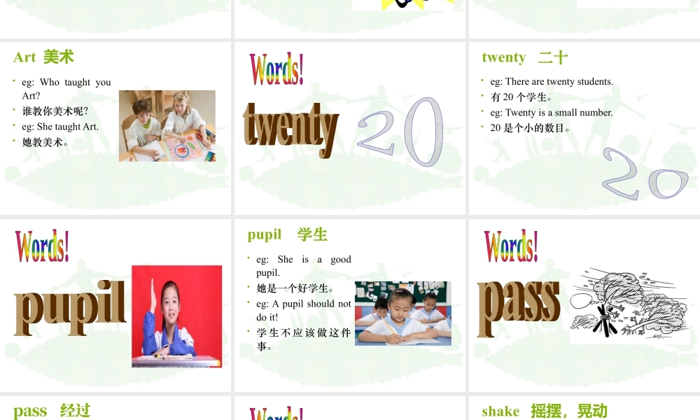外研版小学英语课件-Module 2 Unit 2 Mr Li was a teacher 课件1.ppt