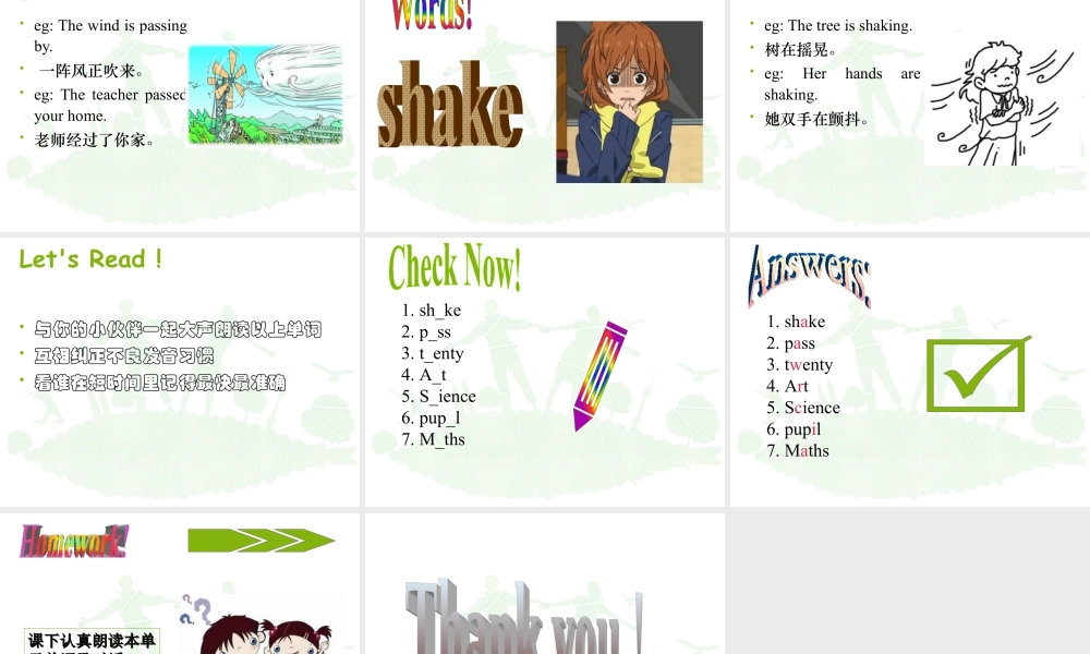 外研版小学英语课件-Module 2 Unit 2 Mr Li was a teacher 课件1.ppt