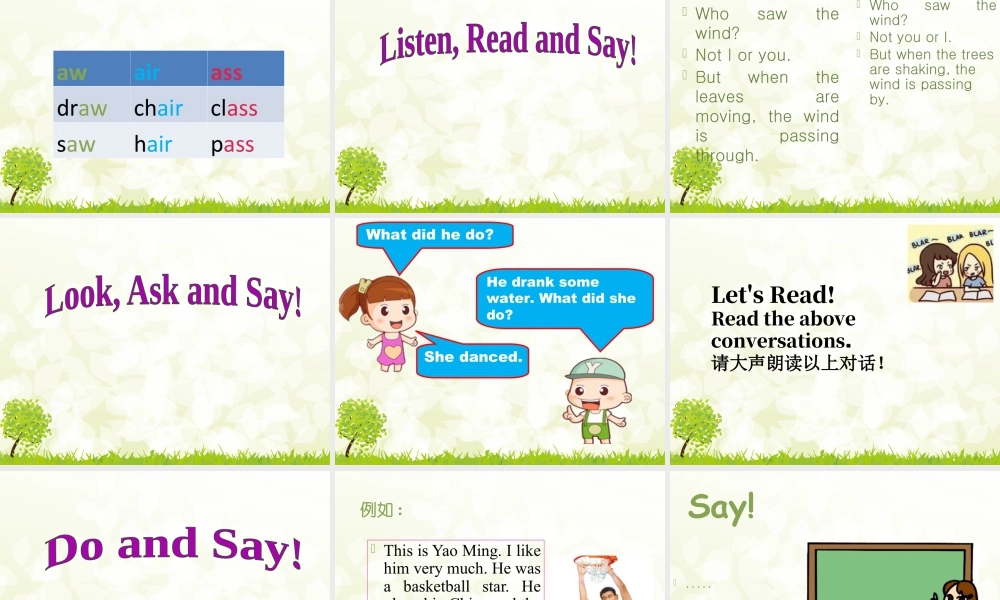 外研版小学英语课件-Module 2 Unit 2 Mr Li was a teacher 课件2.ppt