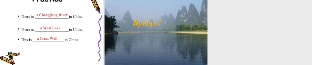 外研版小学英语课件-Module 2 Unit 2 There are lots of beautiful lake in China. 课件.ppt