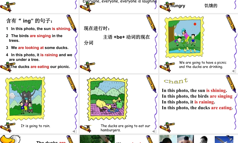 外研版小学英语课件-Module 3 Unit 1 The sun is shining. 课件1.ppt