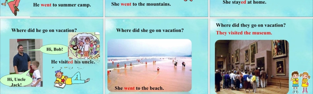 外研版小学英语课件-Module 3 Unit 1 Where did you go.ppt