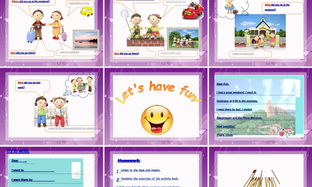 外研版小学英语课件-Module 3 Unit 2 Daming took a photo of his father 课件.ppt