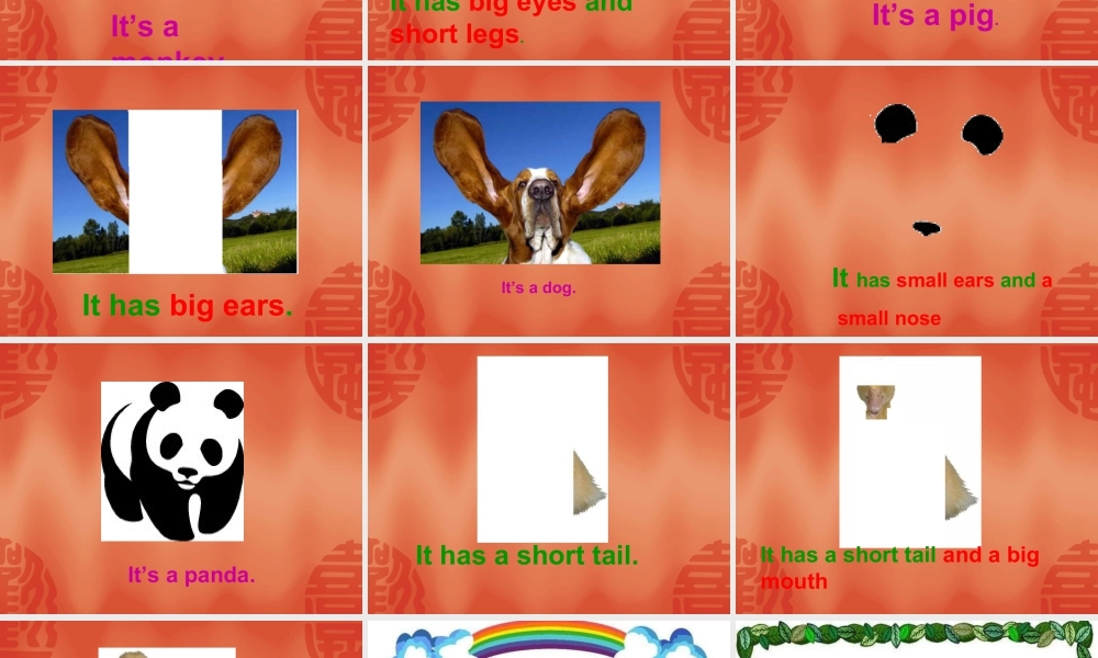 外研版小学英语课件-Module 3 Unit 2 What's the elephant doing 课件.ppt