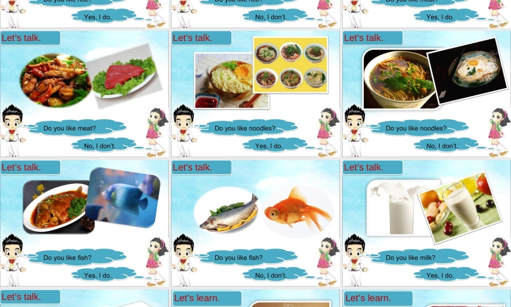 外研版小学英语课件-Module 4 Unit 1 Do you like meat 课件3.ppt