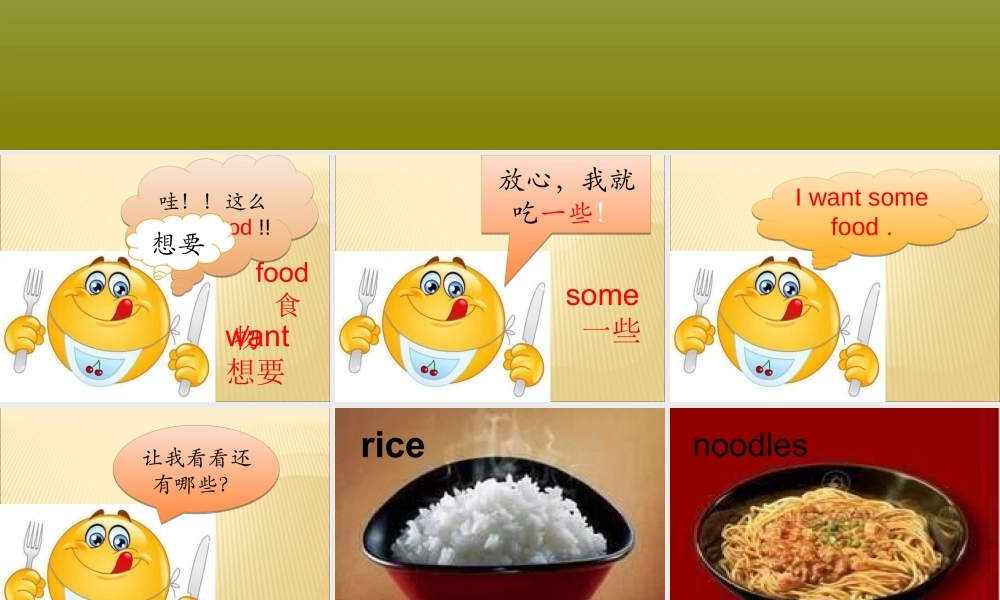 外研版小学英语课件-Module 4 Unit 1 Do you want some rice 课件.ppt