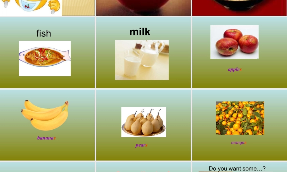 外研版小学英语课件-Module 4 Unit 1 Do you want some rice 课件.ppt