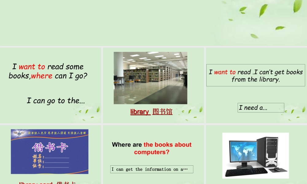 外研版小学英语课件-Module 4 Unit 1 Let's make a home library--关于where are句型操练.ppt