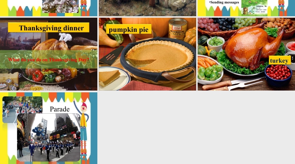 外研版小学英语课件-Module 4 Unit 1 Thanksgiving is my favourite festival.ppt