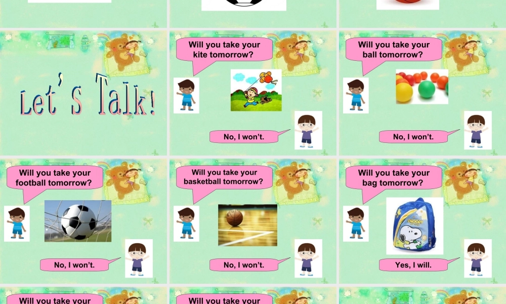 外研版小学英语课件-Module 4 Unit 1 Will you take your kite 课件.ppt