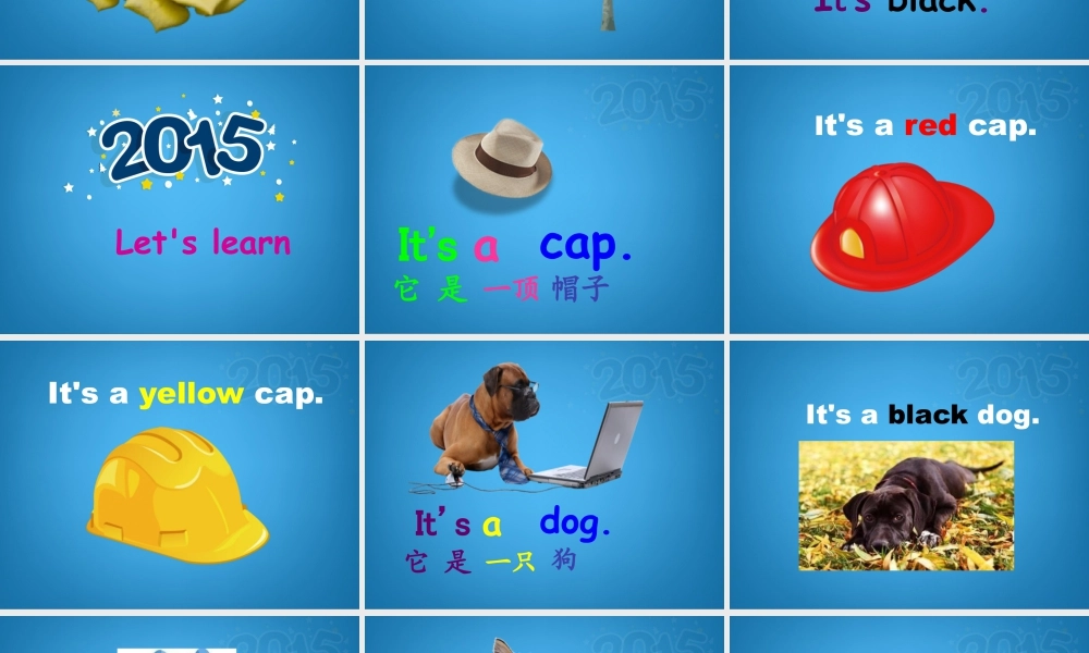 外研版小学英语课件-Module 4 Unit 2 It is a black dog 课件.ppt