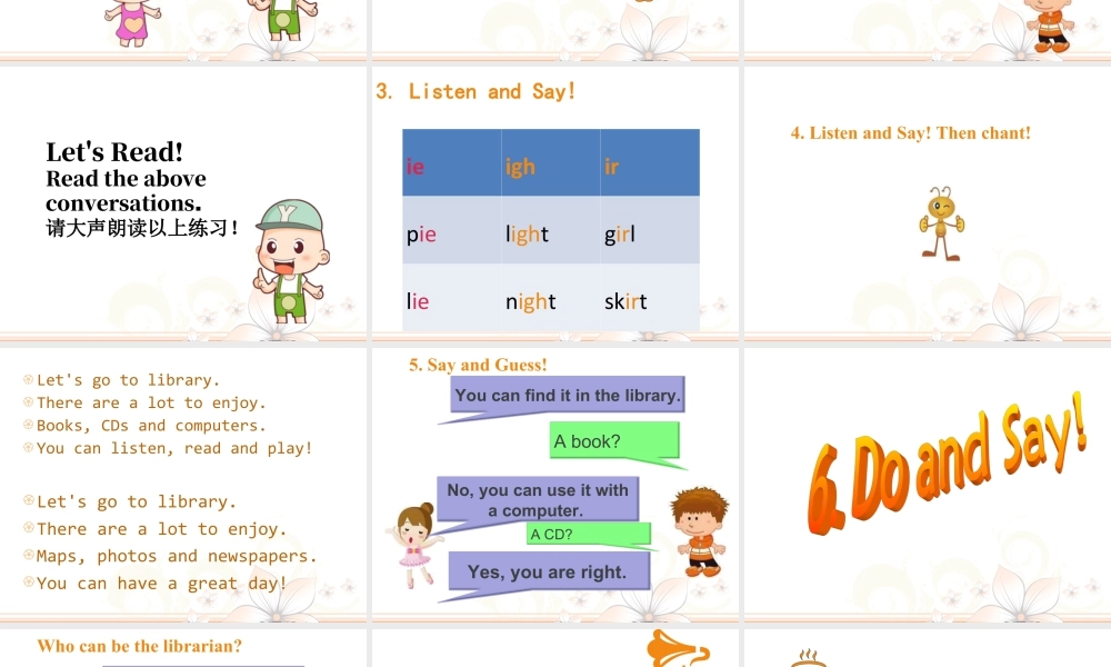 外研版小学英语课件-Module 4 Unit 2 We can find information from books and CDs 课件2.ppt