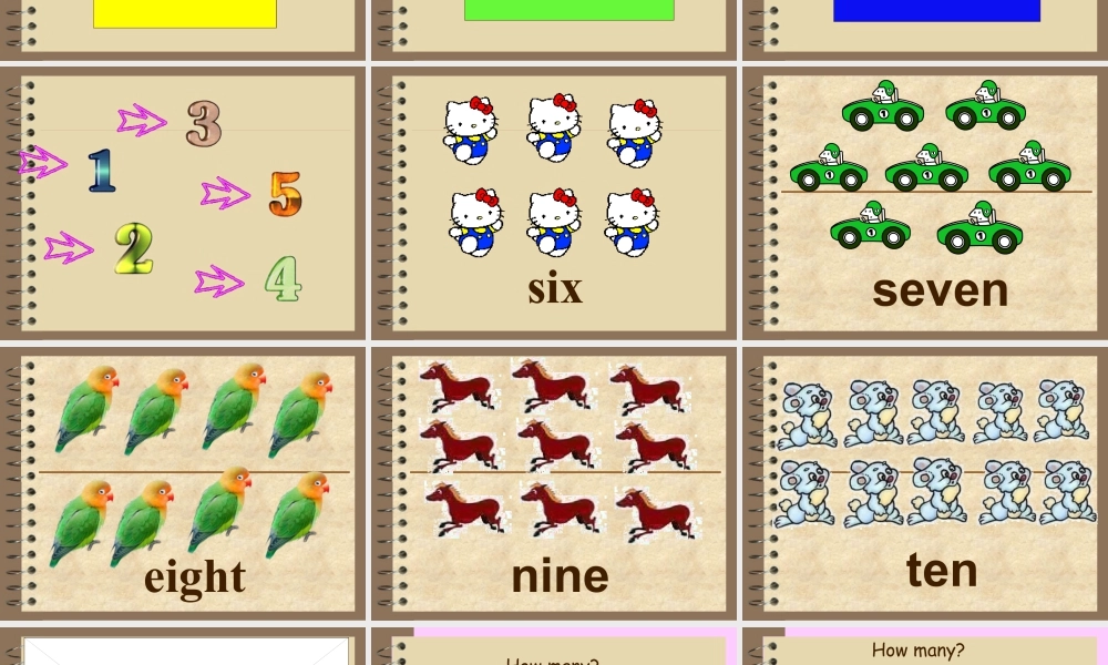 外研版小学英语课件-Module 5 Unit 1 How many 课件.ppt