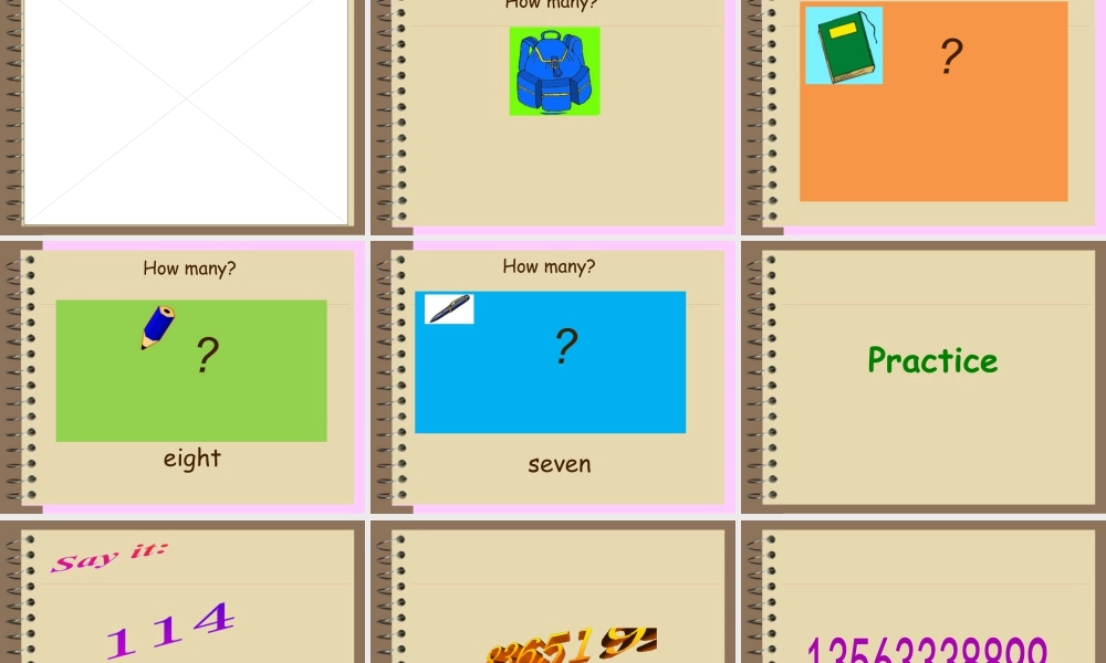 外研版小学英语课件-Module 5 Unit 1 How many 课件.ppt