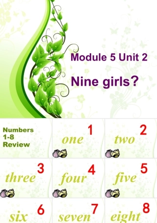 外研版小学英语课件-Module 5 Unit 2 Nine girls 课件.ppt