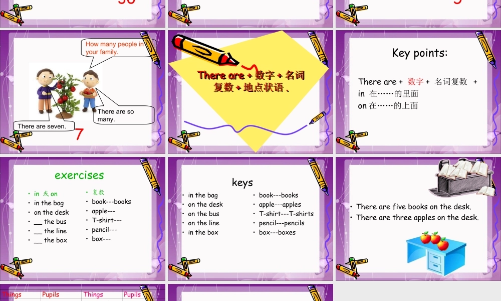 外研版小学英语课件-Module 5 Unit 2 There are forty. 课件.ppt