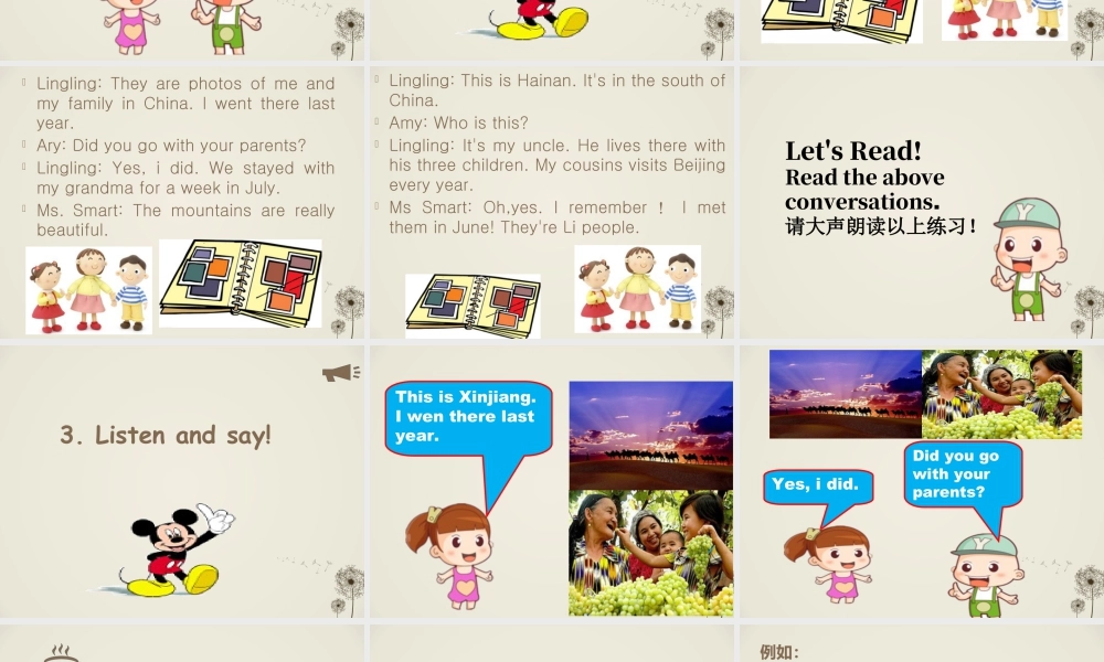 外研版小学英语课件-Module 6 Unit 1 I went there last year 课件2.ppt