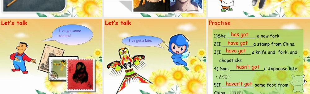 外研版小学英语课件-Module 6 Unit 2 I've got a stamp from China.ppt