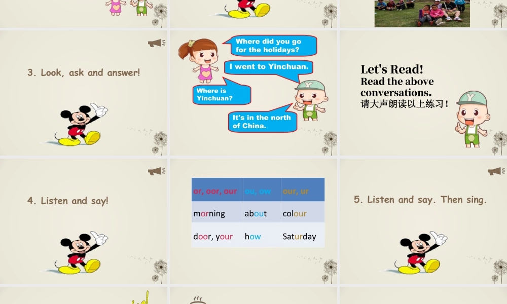 外研版小学英语课件-Module 6 Unit 2 She visited the Tianchi Lake 课件2.ppt