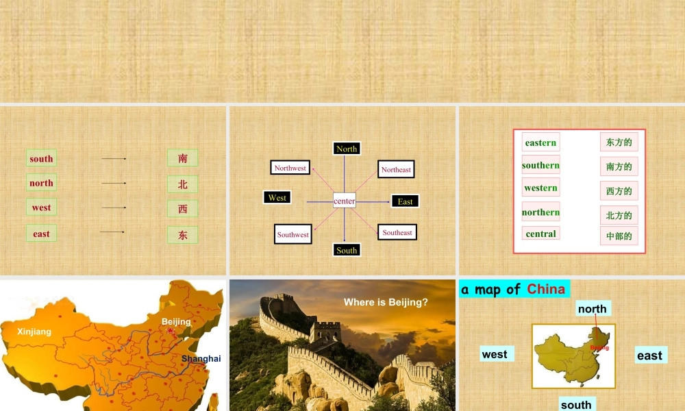 外研版小学英语课件-Module 6 Unit 2 She visited the Tianchi Lake--方向英语.ppt