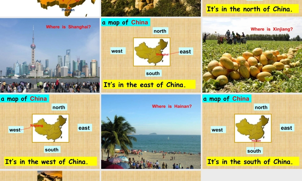 外研版小学英语课件-Module 6 Unit 2 She visited the Tianchi Lake--方向英语.ppt