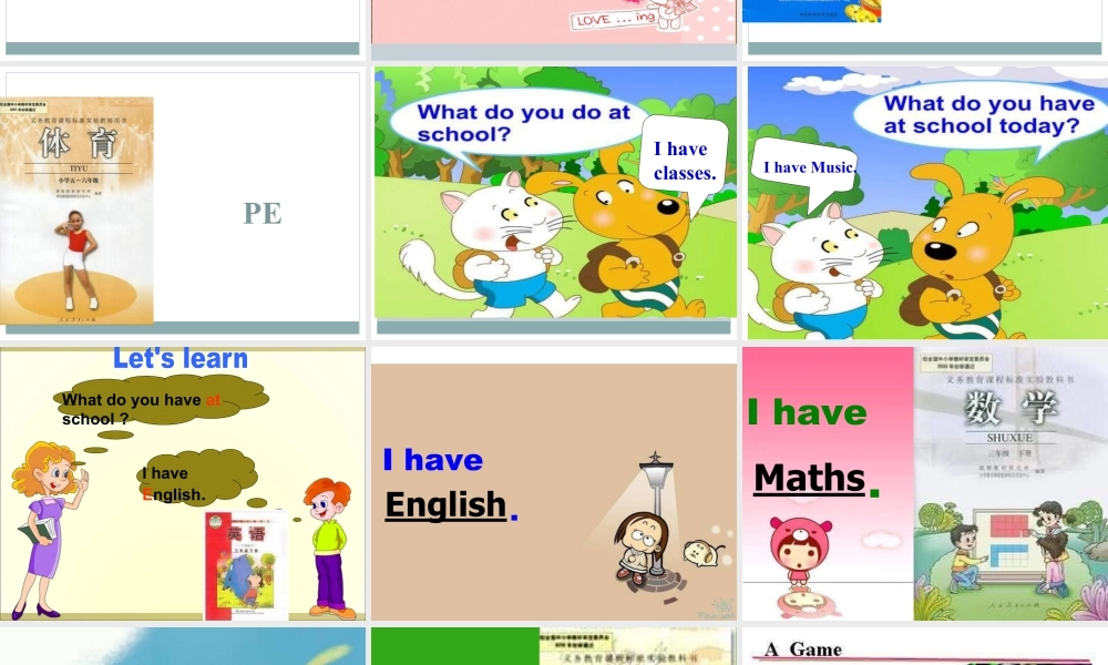 外研版小学英语课件-Module 6 Unit 2 What does Lingling have at school课件1.ppt