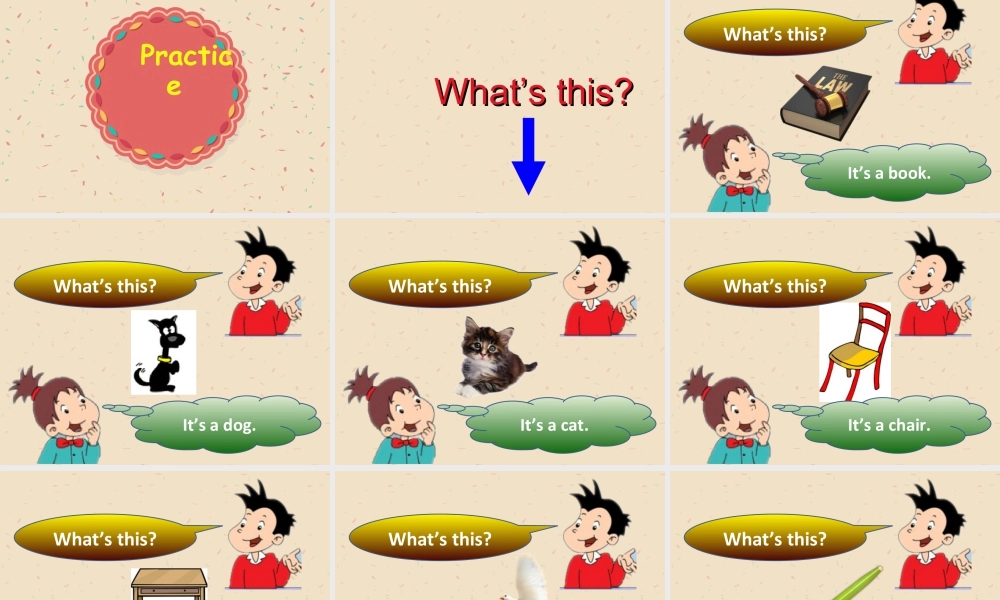 外研版小学英语课件-Module 7 Unit 1 What is this 课件.ppt