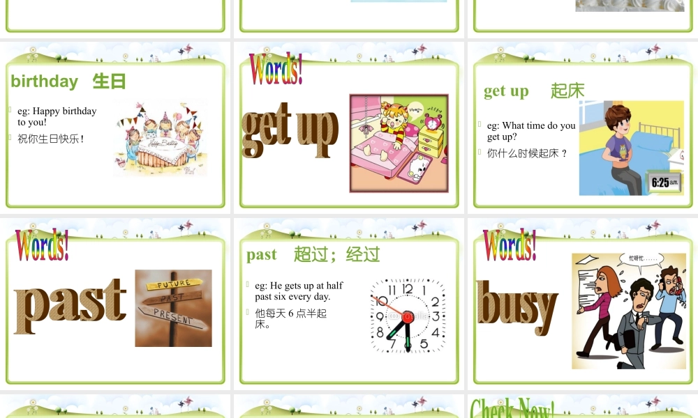 外研版小学英语课件-Module 7 Unit 2 I'll be home at seven o'clock 课件1.ppt