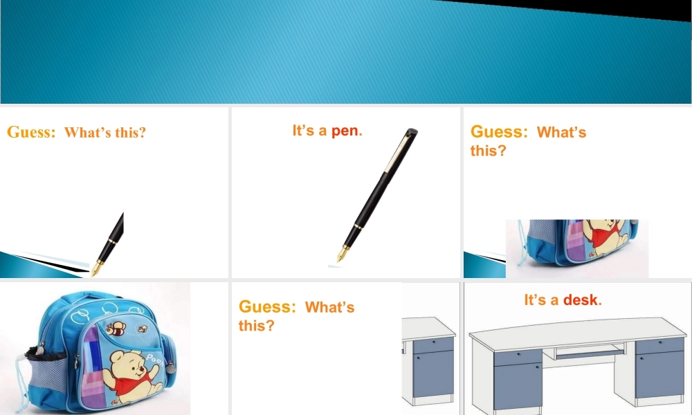 外研版小学英语课件-Module 8 Unit 1 It's on your desk 课件1.ppt