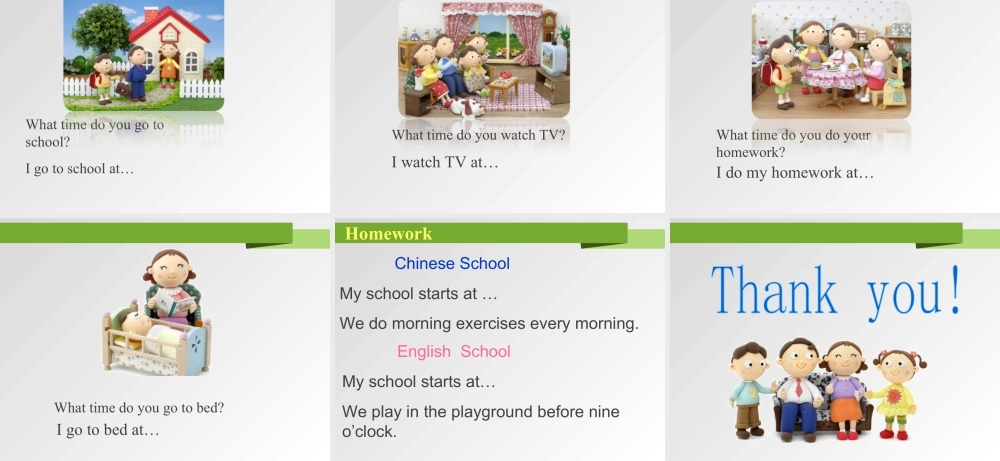 外研版小学英语课件-Module 8 Unit 1 What time does your school start 课件.ppt