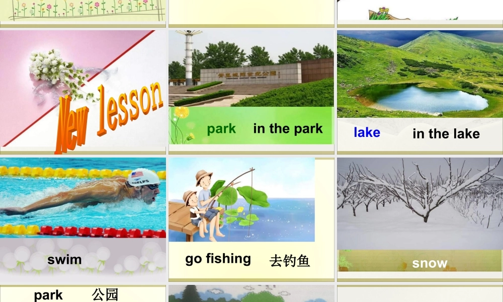 外研版小学英语课件-Module 8 Unit 2 Daming flies a kite in the park课件2.ppt