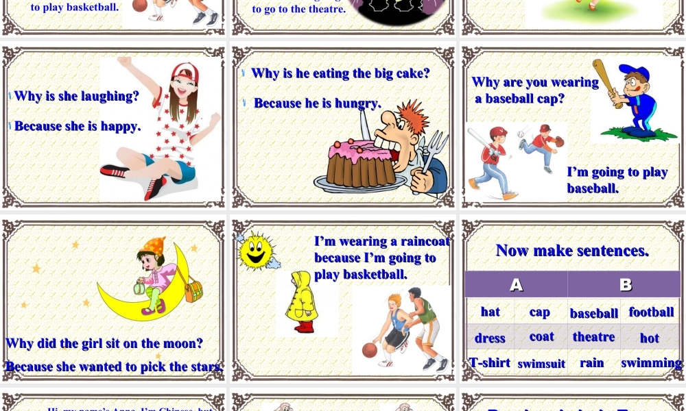 外研版小学英语课件-Module 8 Unit 2 Why are you wearing a hat 课件1.ppt