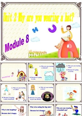 外研版小学英语课件-Module 8 Unit 2 Why are you wearing a hat 课件1.ppt