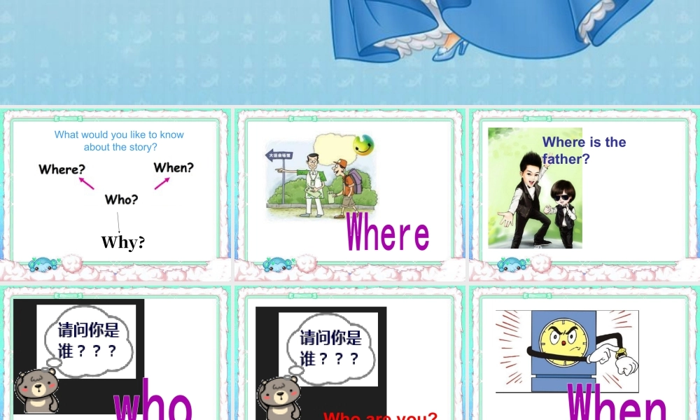 外研版小学英语课件-Module 8 Unit 2 Why are you wearing a hat--特殊疑问词.ppt