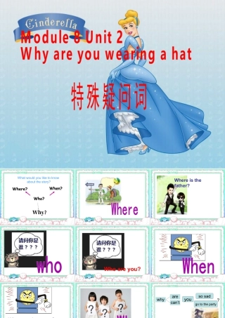 外研版小学英语课件-Module 8 Unit 2 Why are you wearing a hat--特殊疑问词.ppt