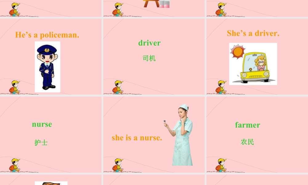 外研版小学英语课件-Module 9 Unit 2 He is a doctor 课件.ppt