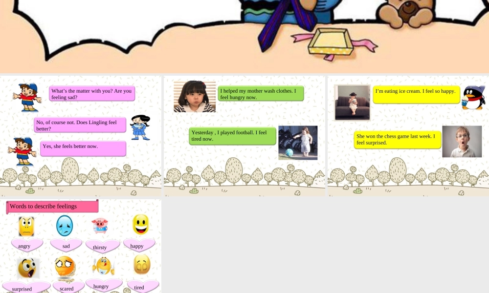 外研版小学英语课件-Module 9 Unit 2 I feel happy.ppt