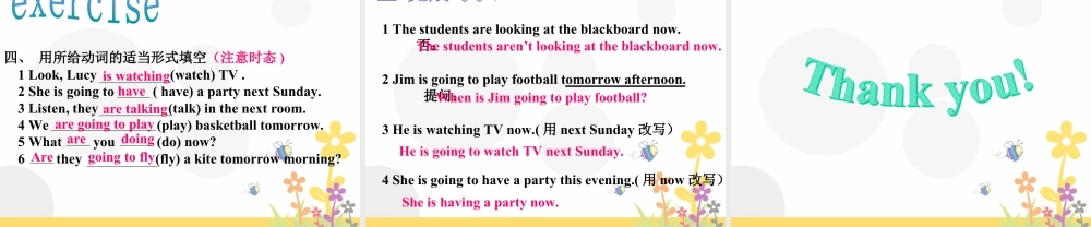 外研版小学英语课件-Module 9 Unit 2 Mum bought new T-shirt for you--强化be going to结构句型.ppt