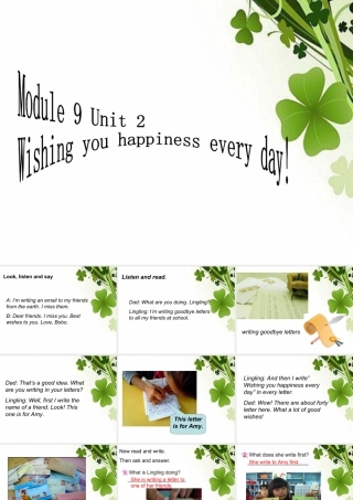 外研版小学英语课件-Module 9 Unit 2 Wishing you happiness every day! 课件2.ppt